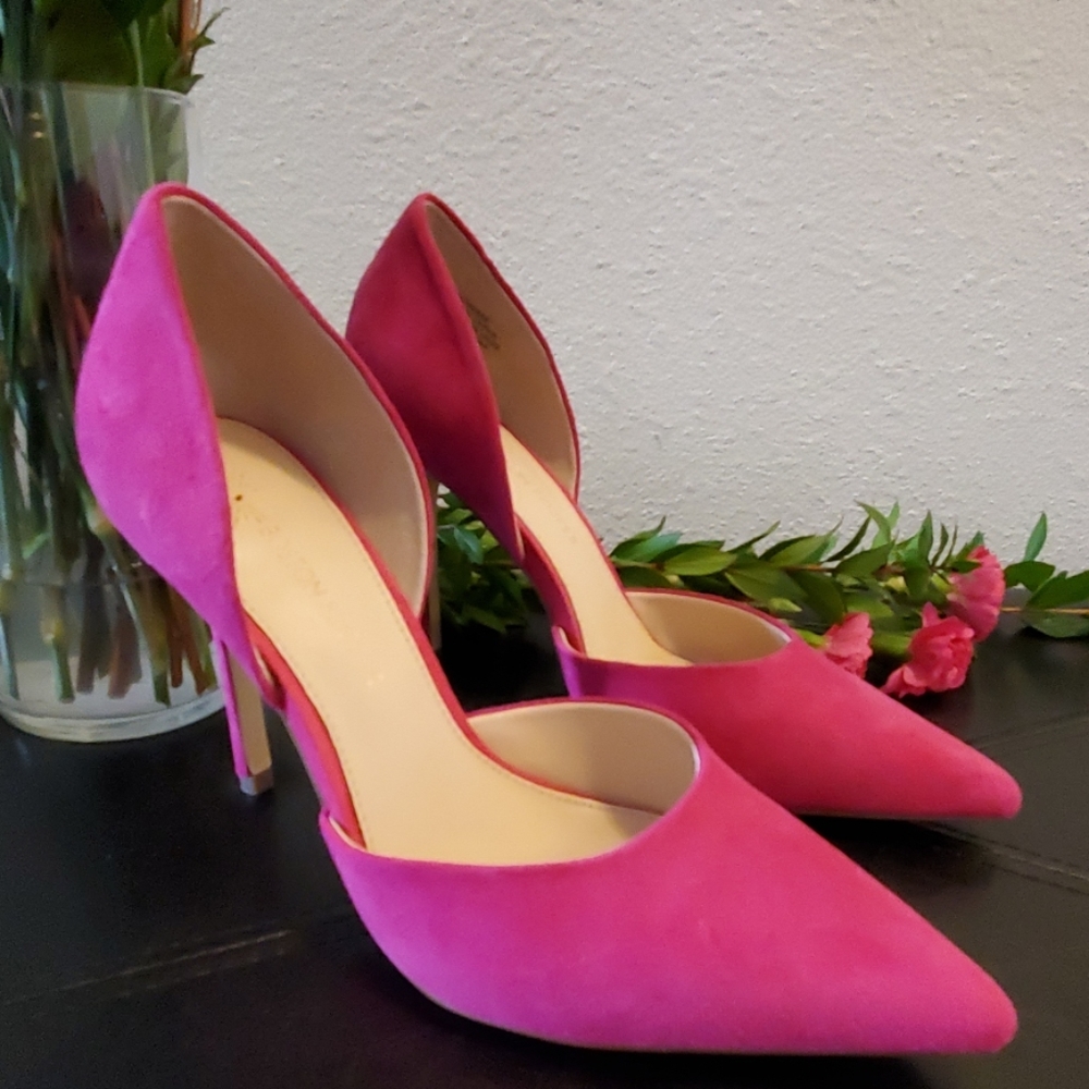 💕Boston Proper Magenta Pink Pumps